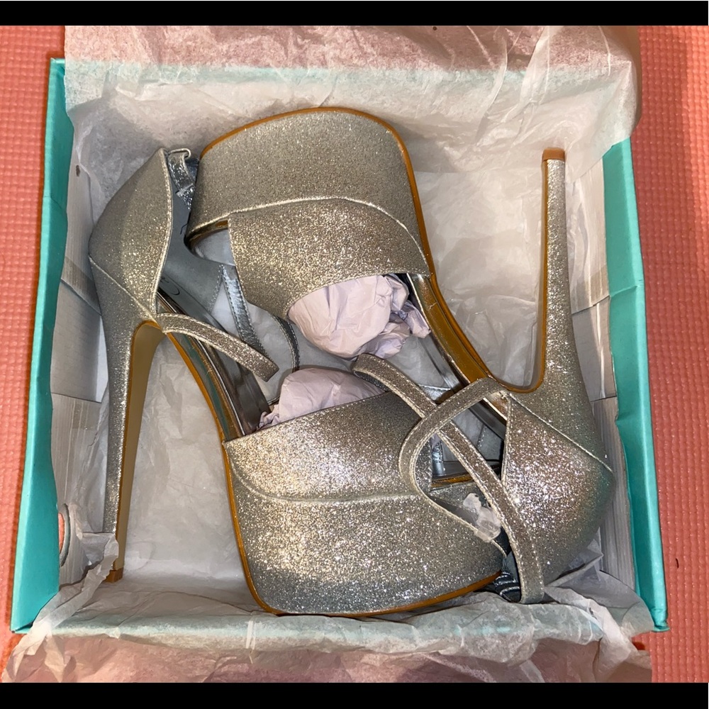 Sparkly High Heels Platform